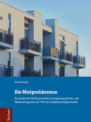 cover image of Die Mietpreisbremse